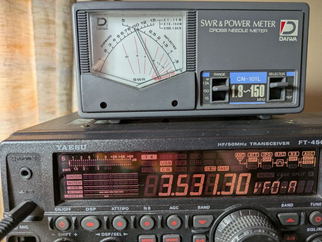 YAESU FT-450 HF/50MHz トランシーバー