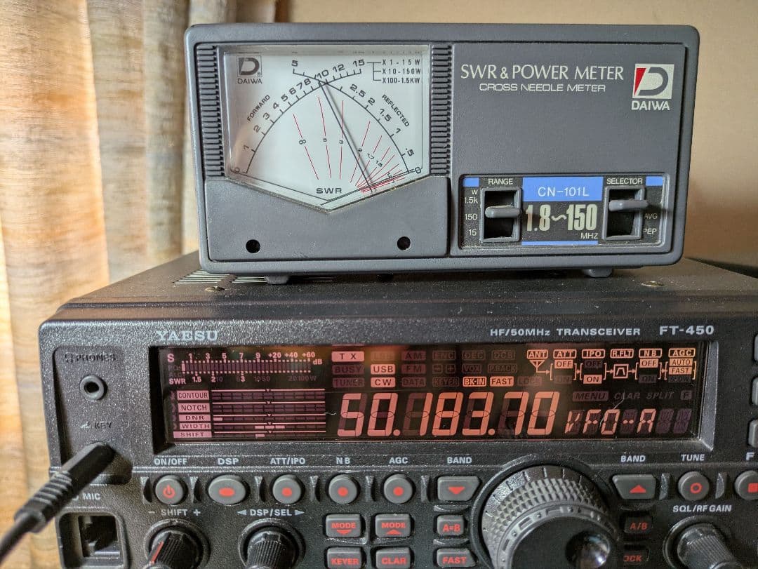 YAESU FT-450 HF/50MHz トランシーバー