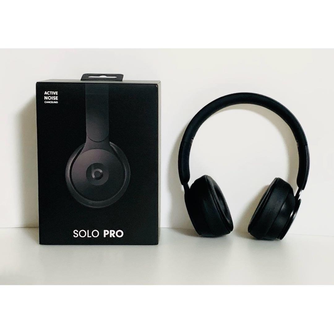 Beats Solo Pro ワイヤレスヘッドホン ブラック アメリカ版