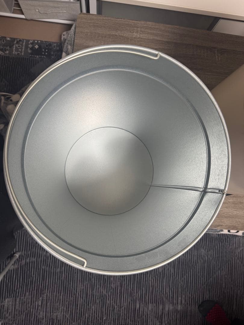 《未使用》ウェスコ　ゴミ箱　50L プッシュピン&メタルライナー マットサンド