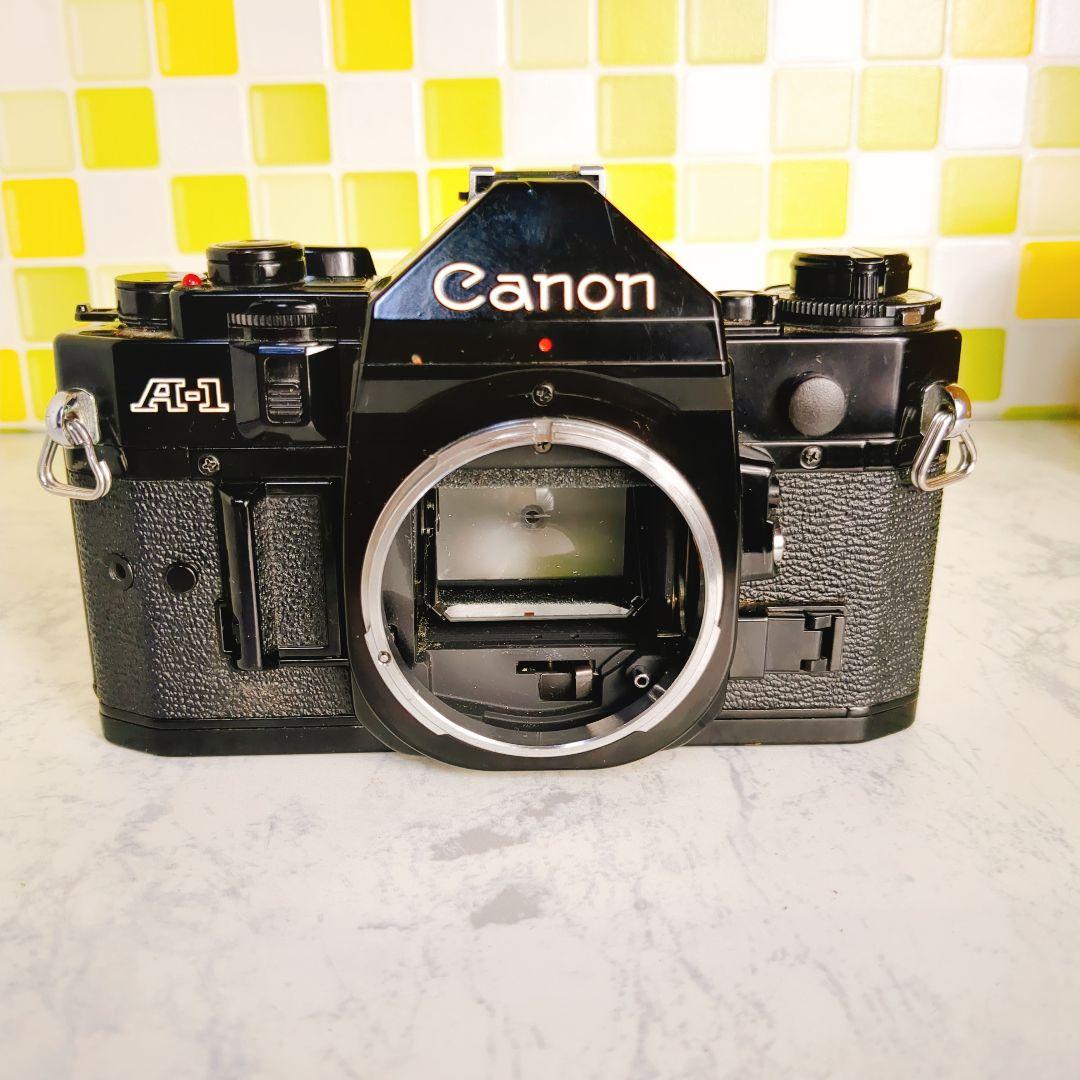 動作品★ Canon A-1 フィルム一眼レフカメラ レンズキット