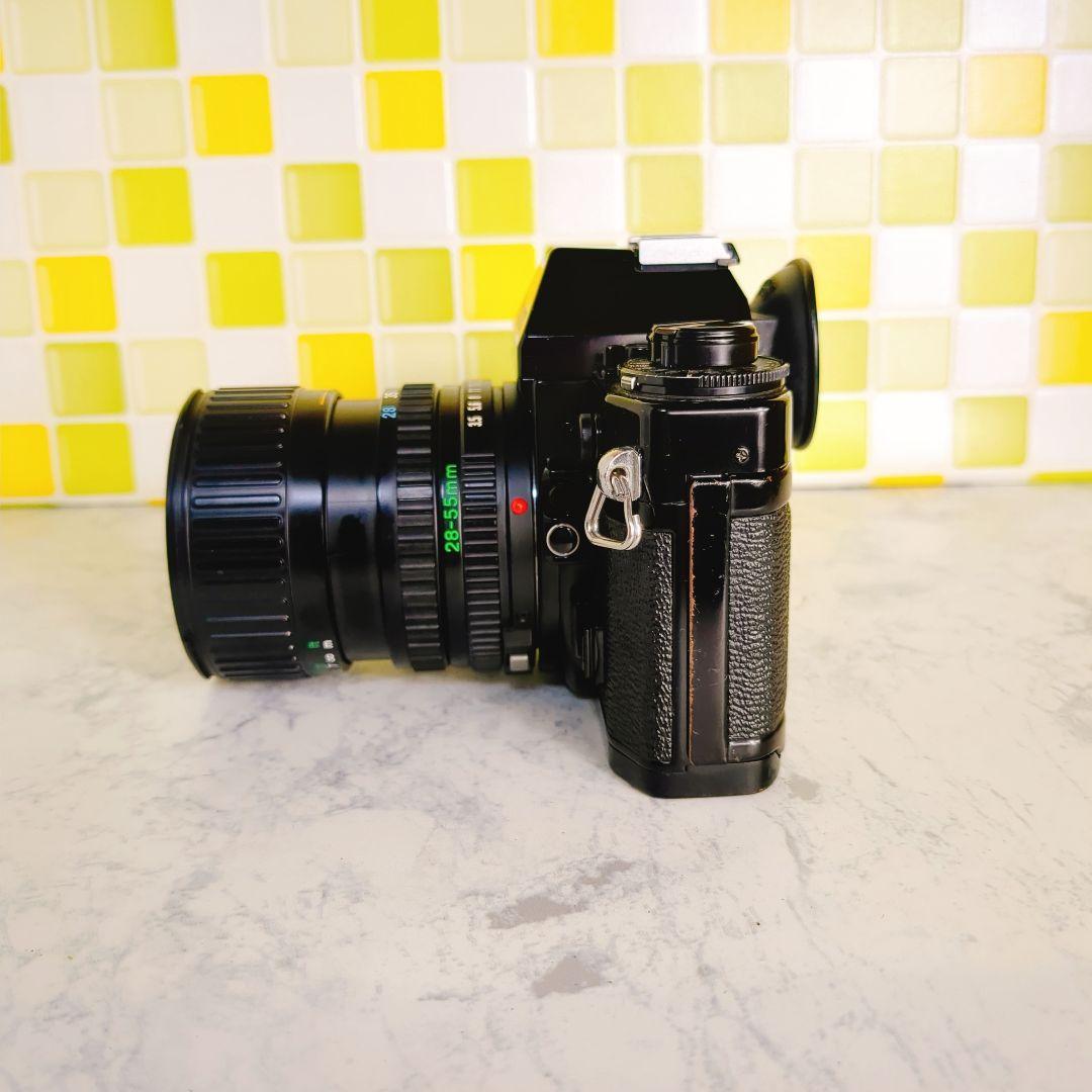動作品★ Canon A-1 フィルム一眼レフカメラ レンズキット