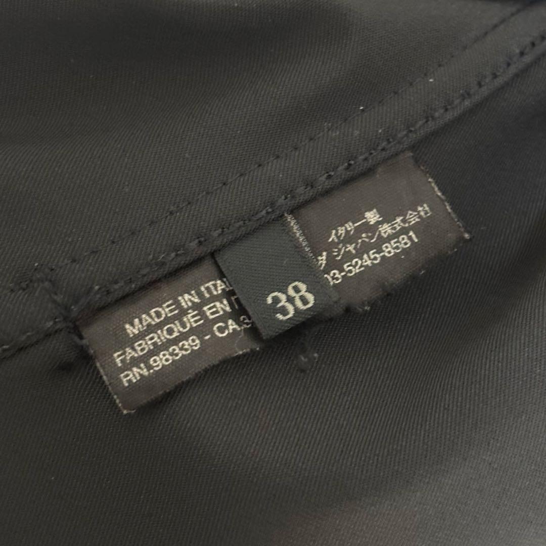 PRADA プラダ　テーラードジャケット　ブラック　38 ボタン