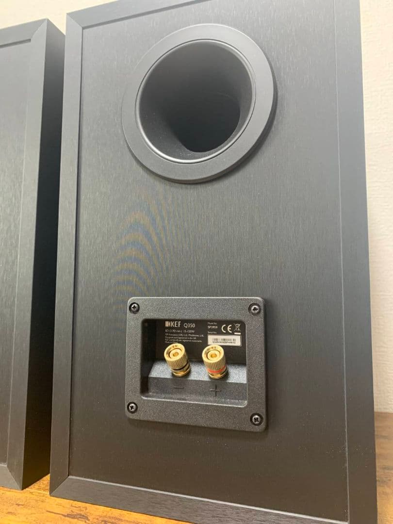 ほぼ新品 KEF Q350 ケフ Q350 ブックシェルフ ペア サランネット付