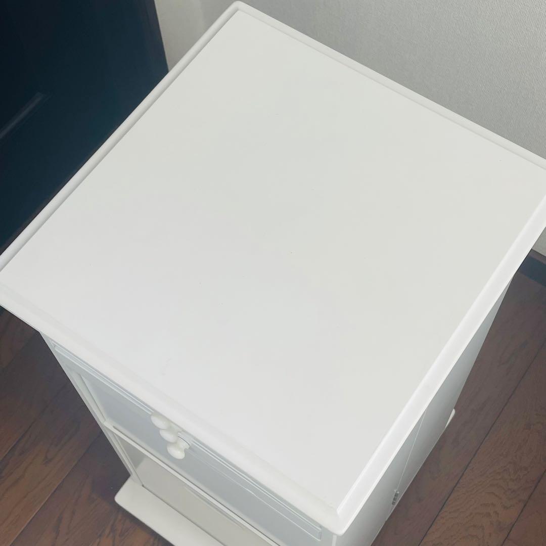 【匿名配送・いいね放置❌】 コスメワゴン ドレッサー コンパクト ホワイト