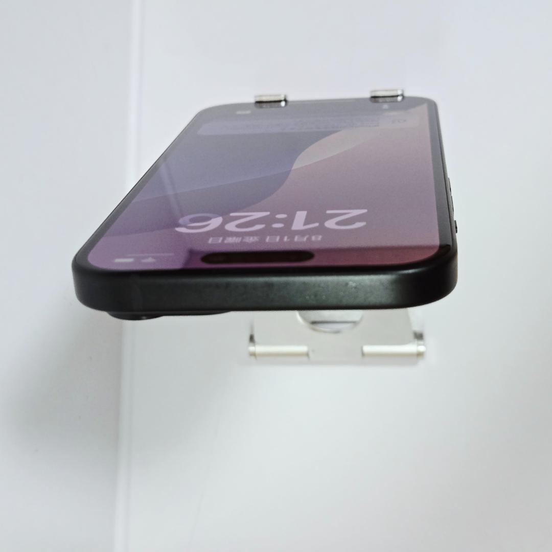 07 iPhone15 ブラック SIMフリー 美品 付属品完備