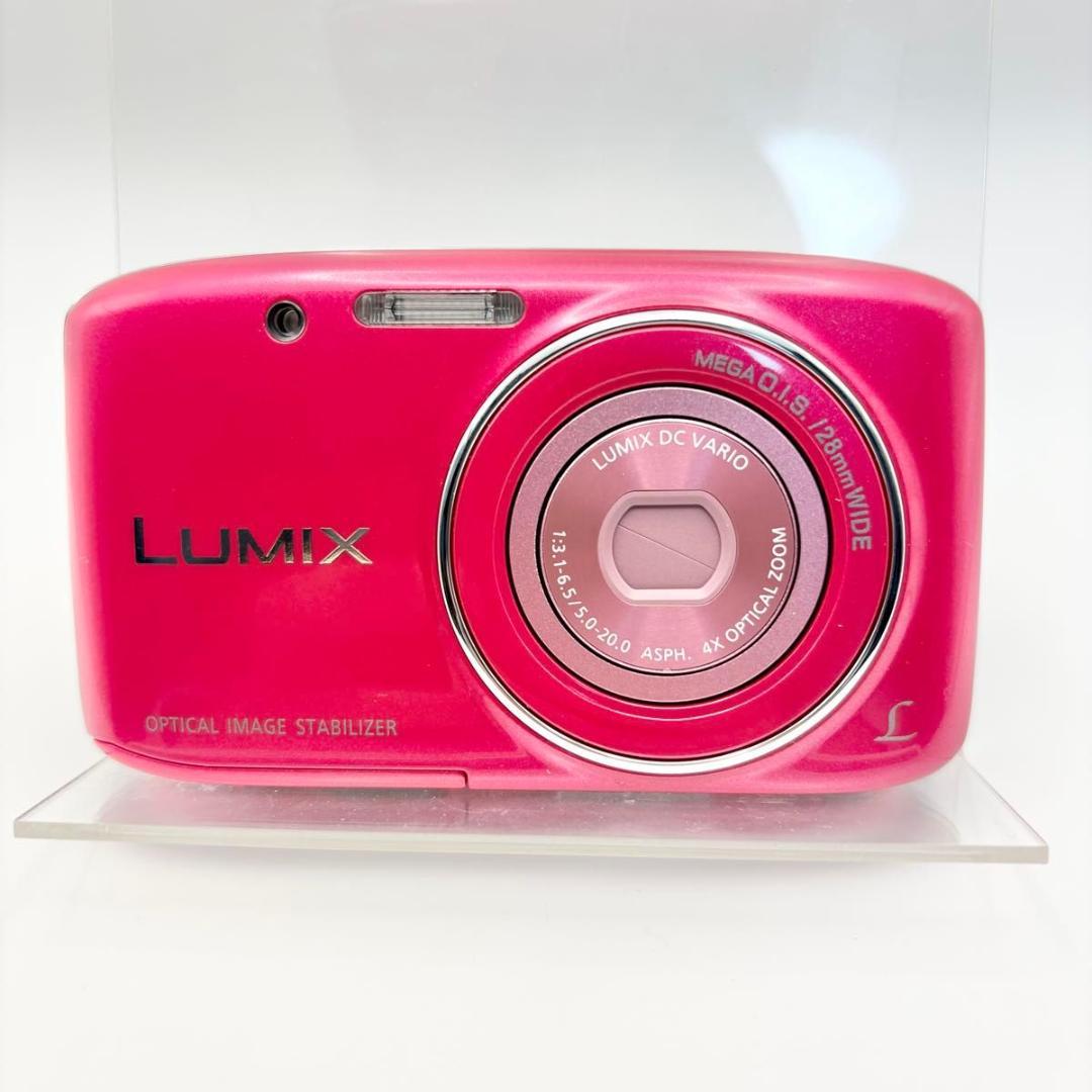美品 Panasonic LUMIX DMC-S2 ピンク コンデジ　デジカメ