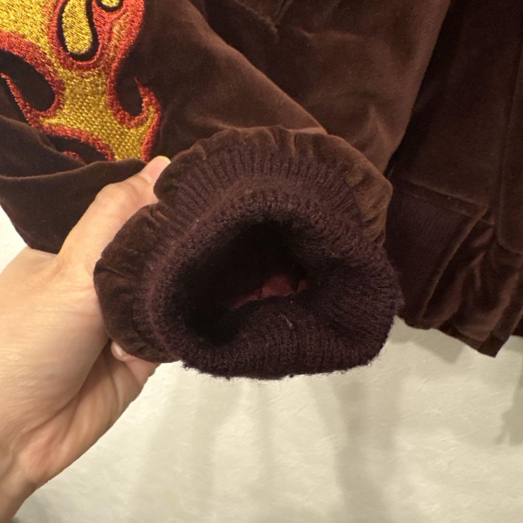 HARLEY DAVIDSON 別珍 ベロア フレイム スカジャン