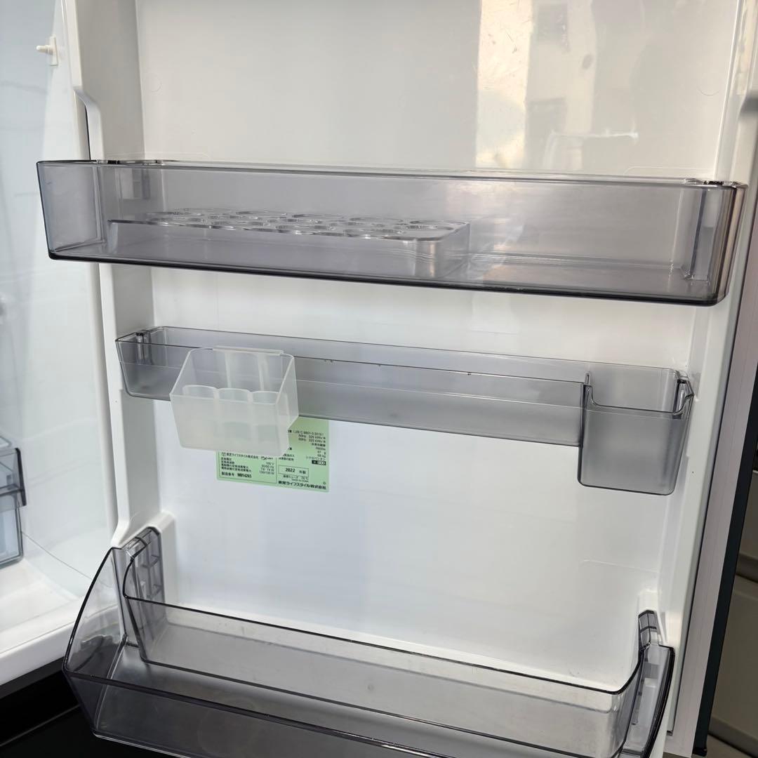 768　冷蔵庫　東芝　大型　300-400ℓ　22年製　綺麗　安い　黒　設置無料