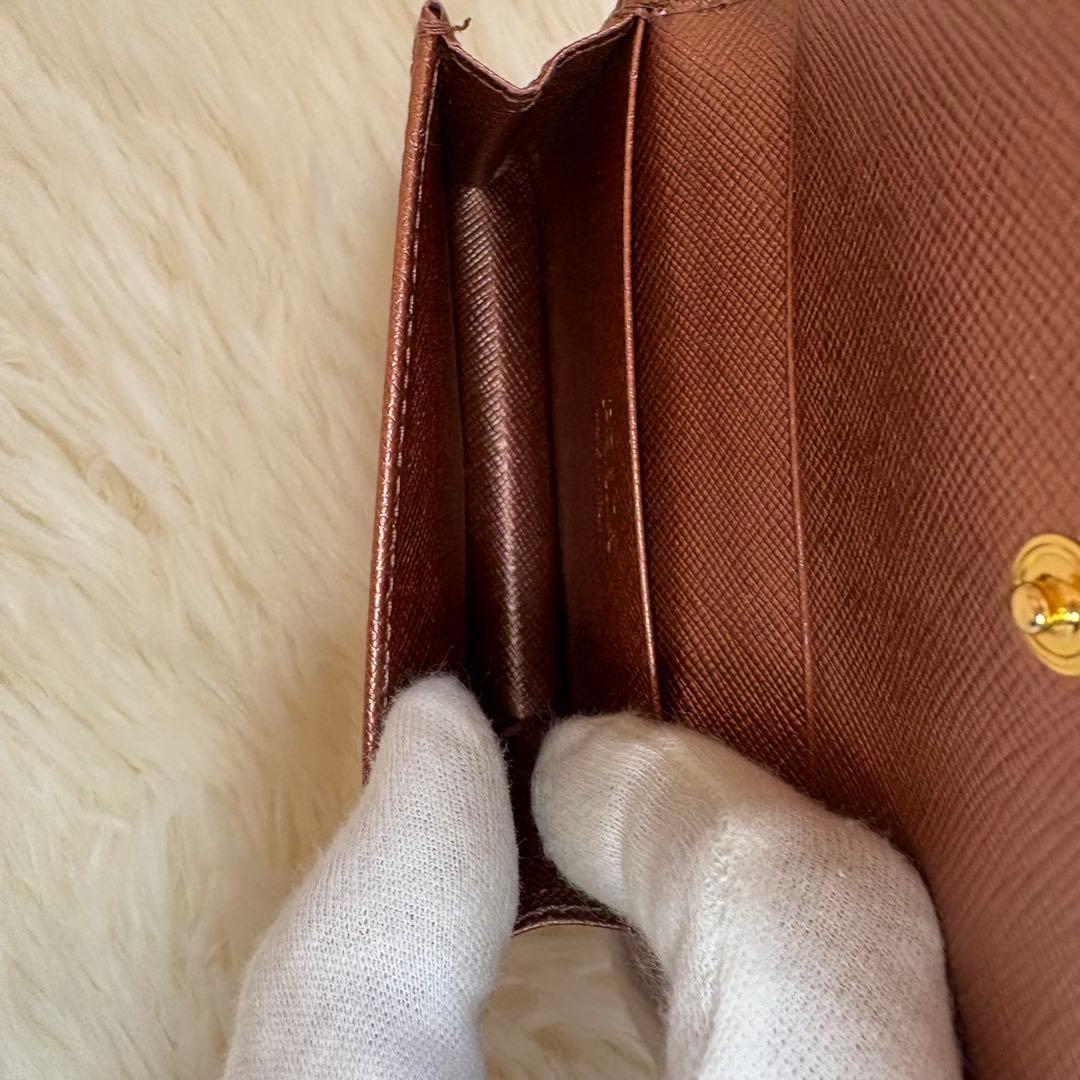 美品 PRADA カードケース 名刺入れ サフィアーノレザー ピンク