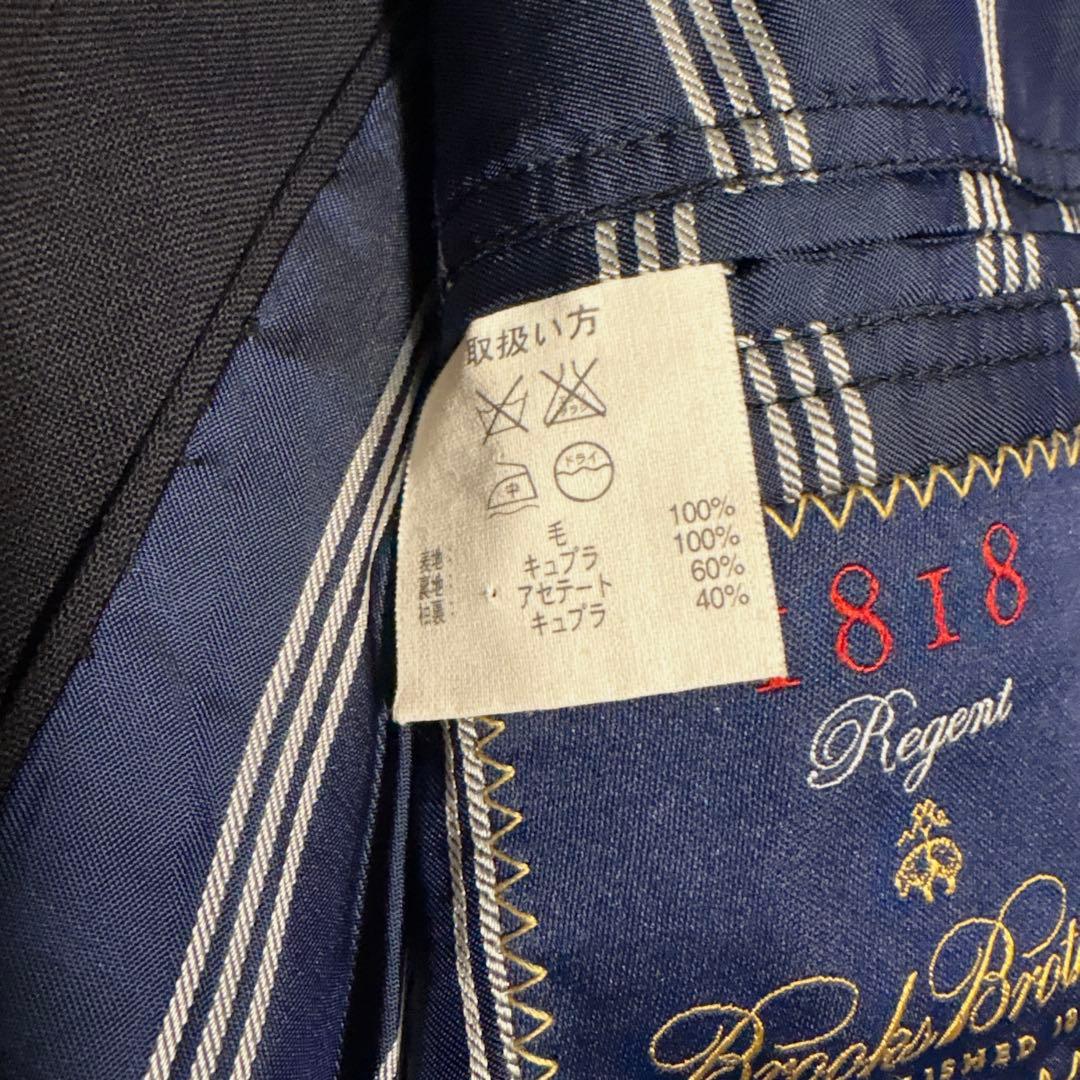 【希少】USA製 ブルックス 1818 銀ボタン ロロピアーナ　紺ブレ