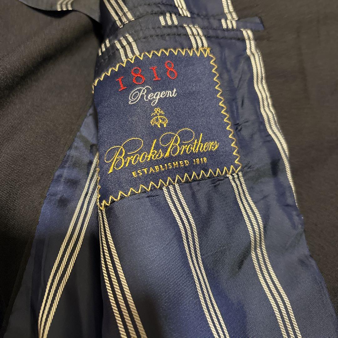 【希少】USA製 ブルックス 1818 銀ボタン ロロピアーナ　紺ブレ