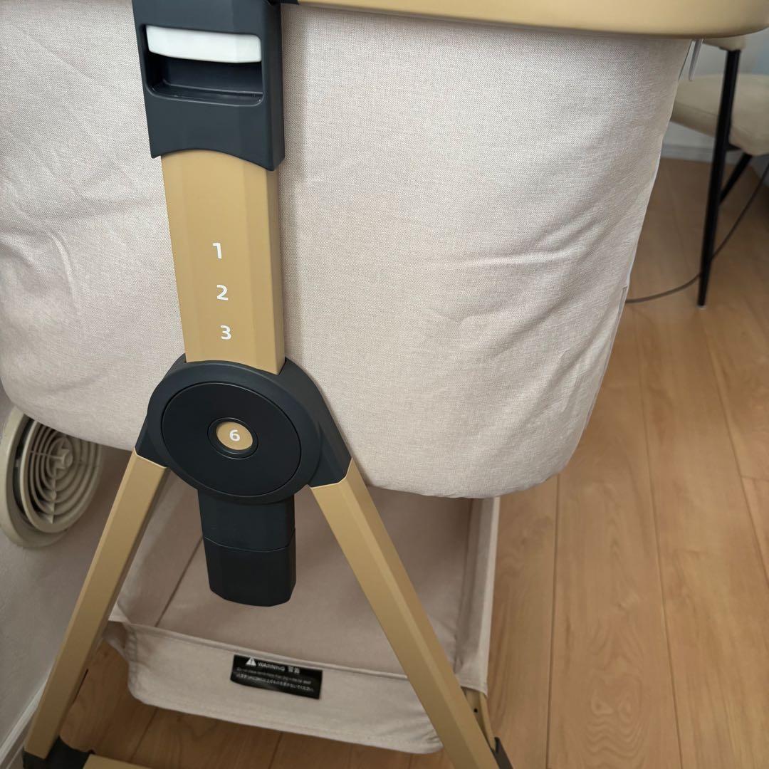 2025最新型モデル　HZDMJ ベビーベッド　カーキ