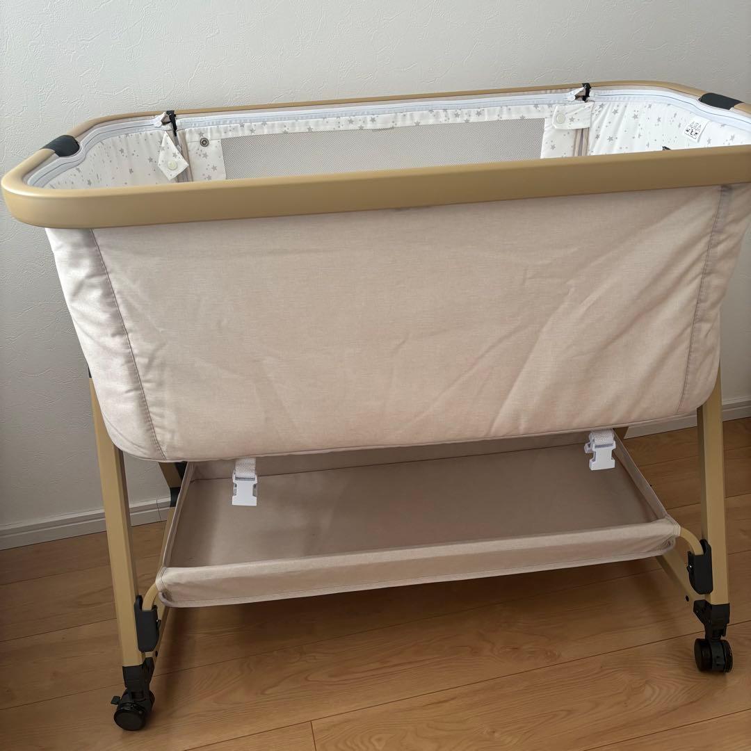 2025最新型モデル　HZDMJ ベビーベッド　カーキ