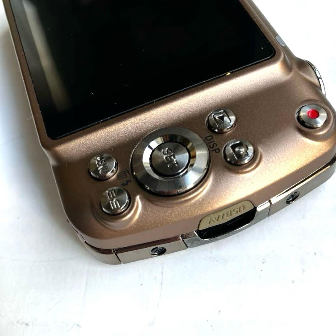 CASIO EXILIM EX-Z330 ゴールドデジタルカメラ【美品:説明書】