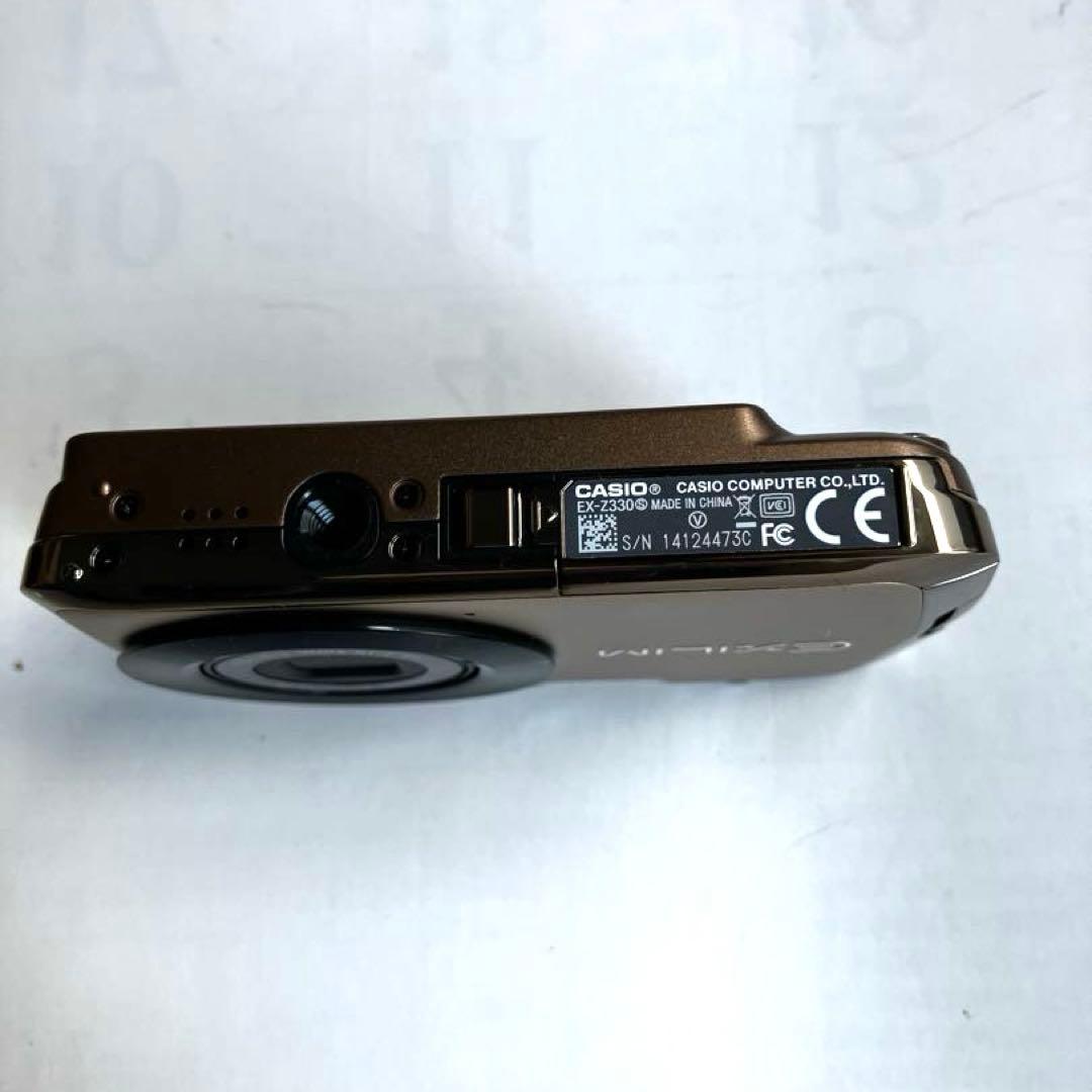 CASIO EXILIM EX-Z330 ゴールドデジタルカメラ【美品:説明書】