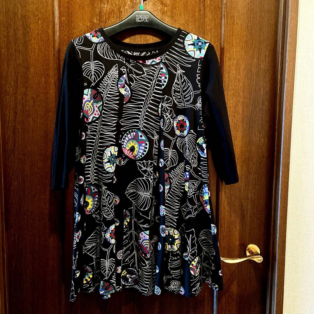 蝶々 ❣️未使用❗️トクコ・プルミエヴォル ボタニカル リーフチュニック