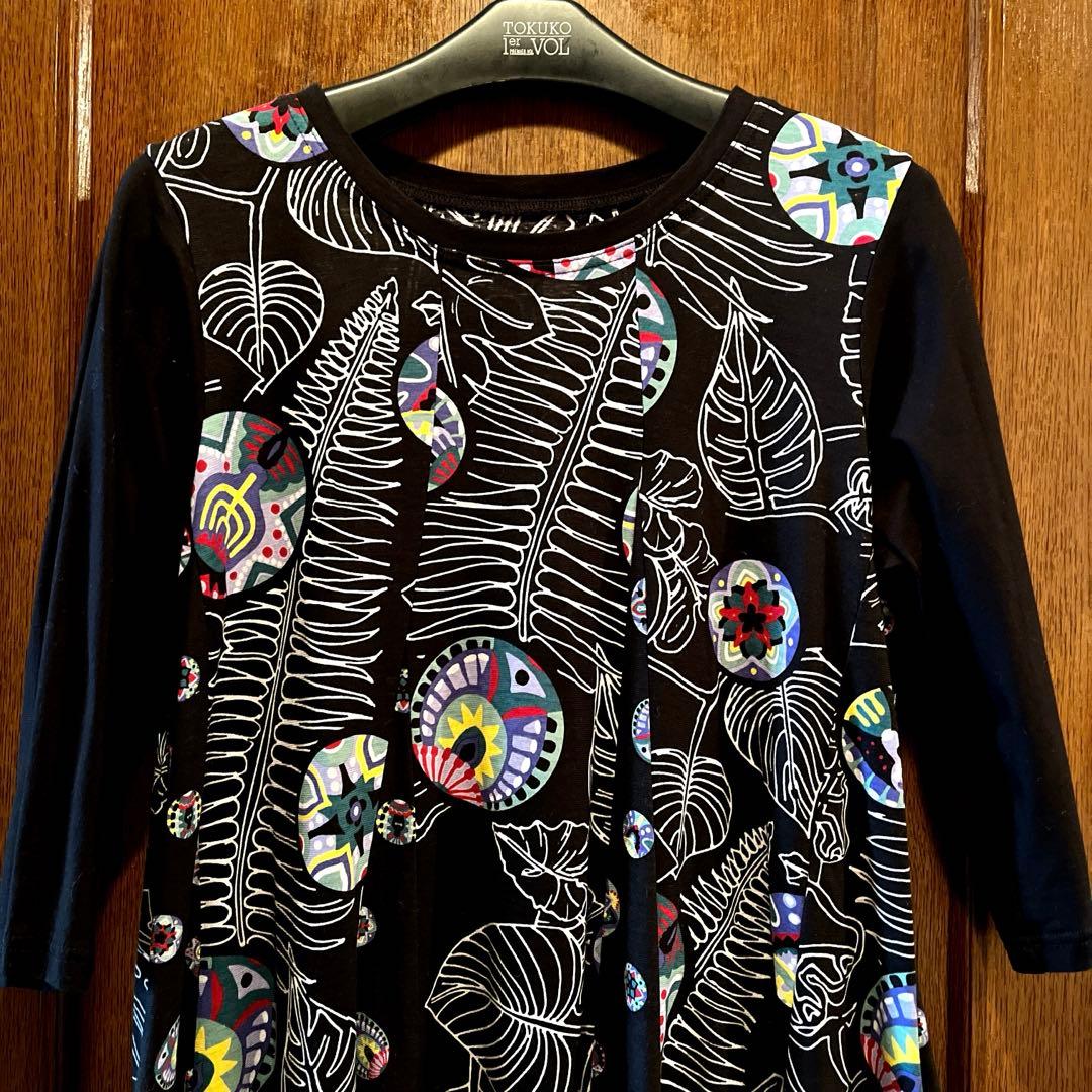 蝶々 ❣️未使用❗️トクコ・プルミエヴォル ボタニカル リーフチュニック