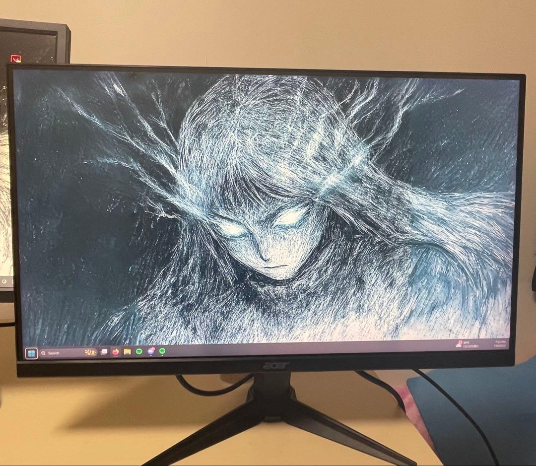 黃*黃様 acer QG241Y モニター 165hz displayport付