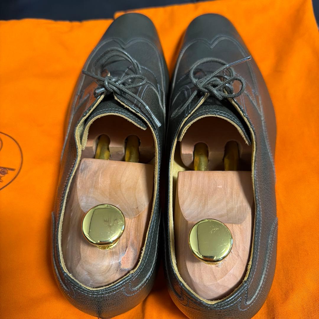エルメス　HERMES 高級ウイングチップ　サイズ41.5 美品