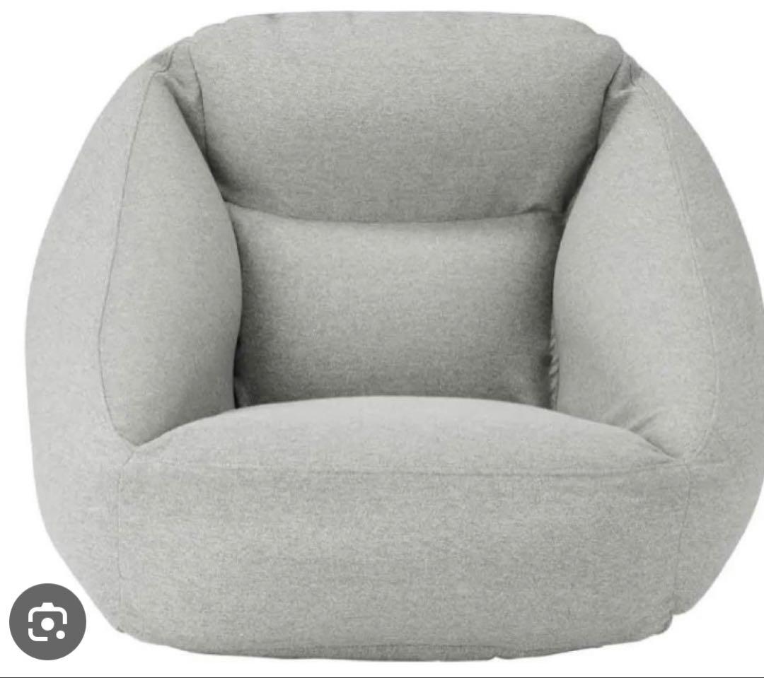 無印良品　空気でできたソファー　グレー美品！