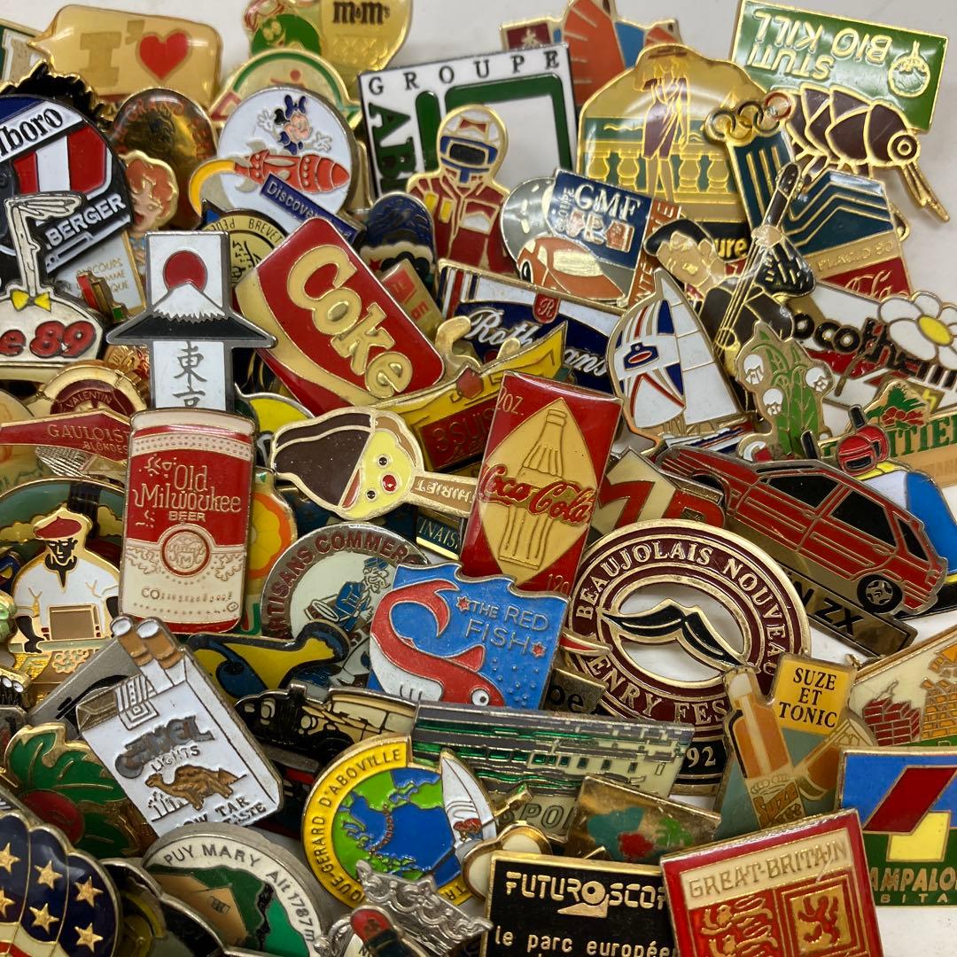 フランス雑貨★ピンバッジ大量200個セット★BVA04