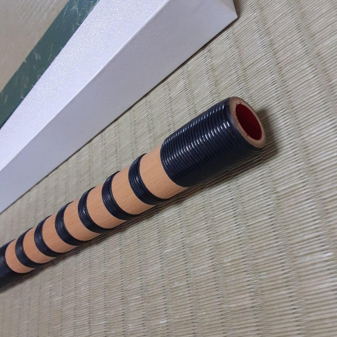 雅楽　龍笛　白竹　本管　籐巻き