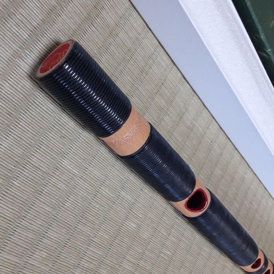 雅楽　龍笛　白竹　本管　籐巻き