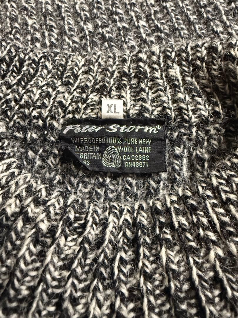 Peter storm ピーターストーム 畔編み　リブニット　セーター　XL