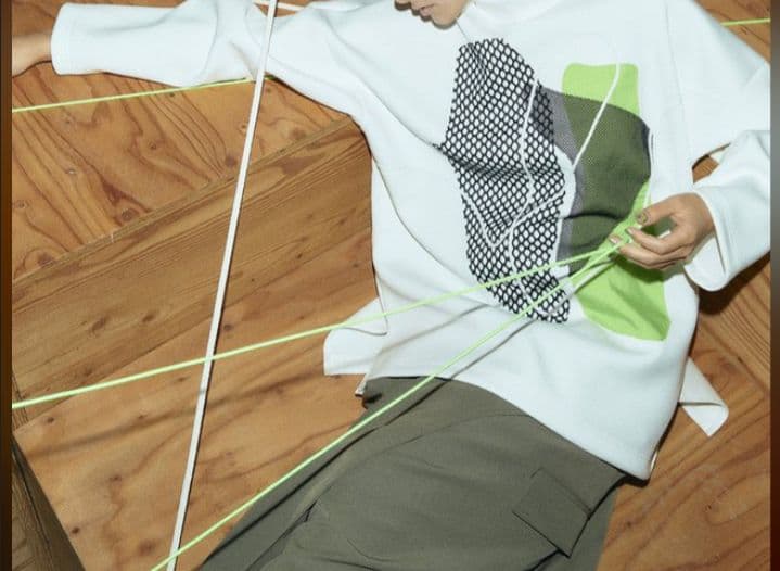 ⚠️☆MJ☆⚠️セール中❗UN3D ラインアートビッグトップ　白