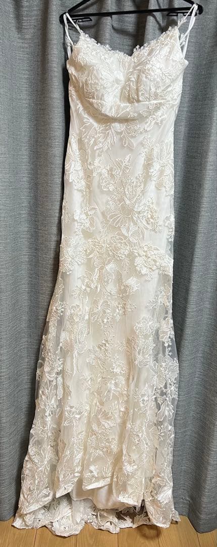 DRESS PRODUCTION 刺繍 総レース ソフトマーメイドドレス