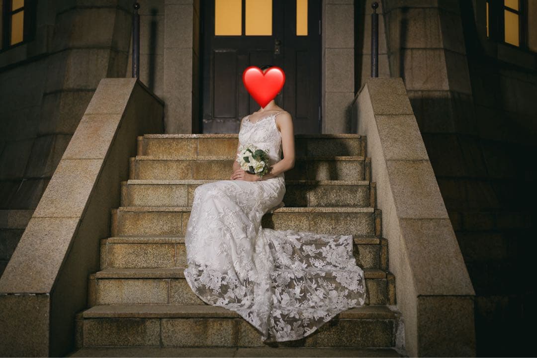 DRESS PRODUCTION 刺繍 総レース ソフトマーメイドドレス