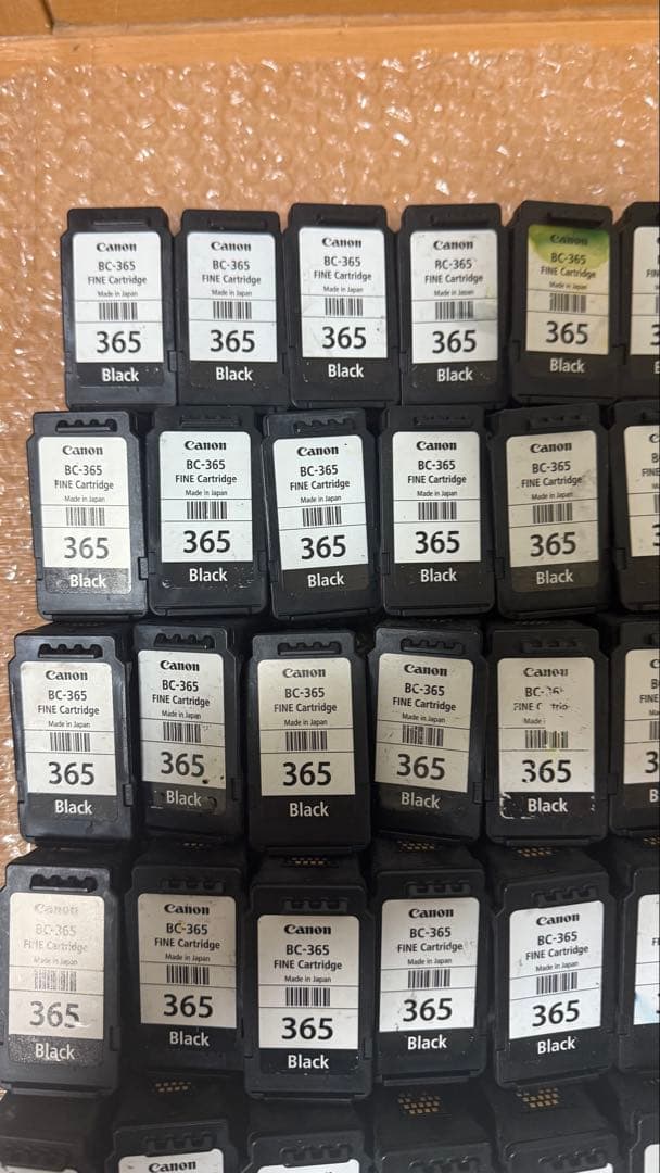 Canon 純正使用済みインクカートリッジ80個