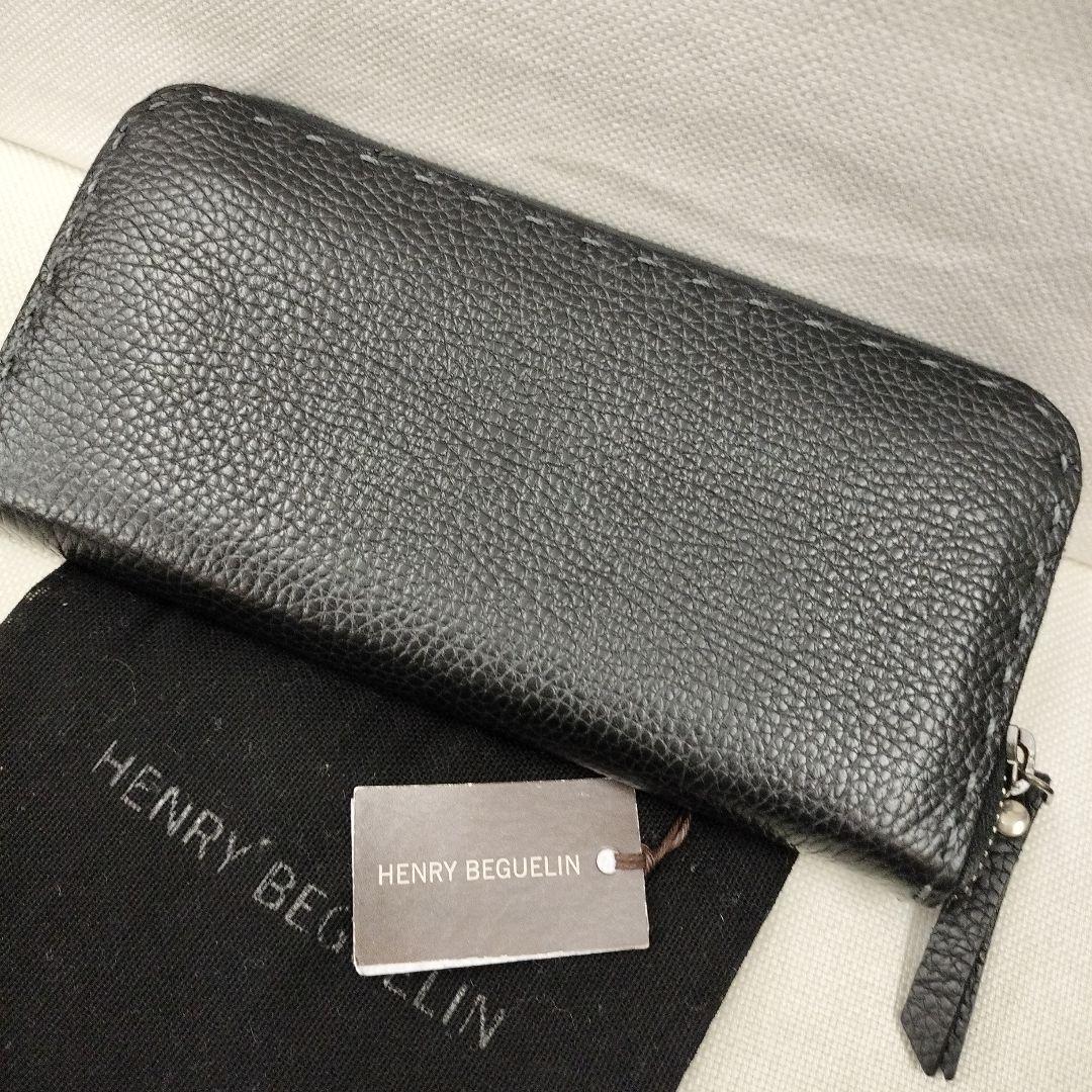 エンリーベグリン　ラウンドファスナー長財布　ユニセックス　美品