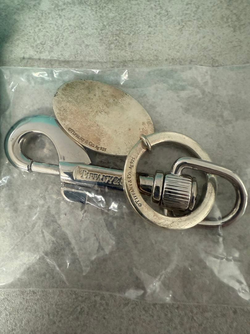 Tiffany Supreme Oval Tag キーリング