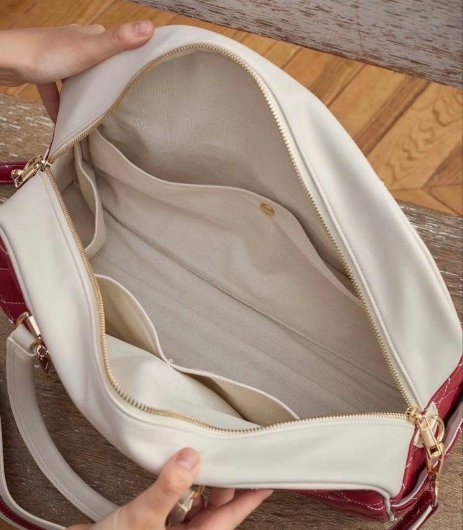 【⭐️美品⭐️】限定キーホルダー付き！AnnMiru ボストンバッグ