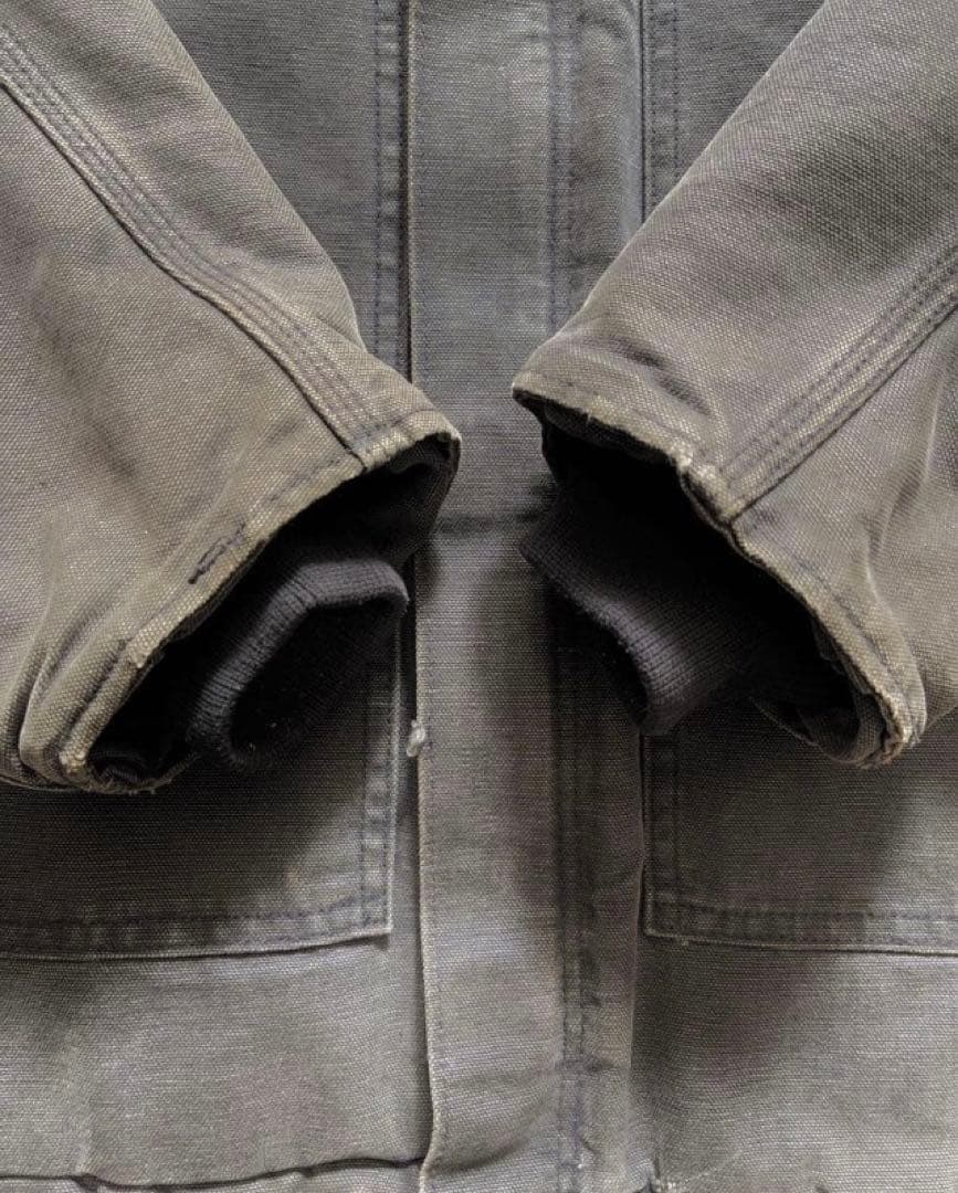 星タグ〜90's初期　USA製　Carharttトラディショナルコート　ブラック