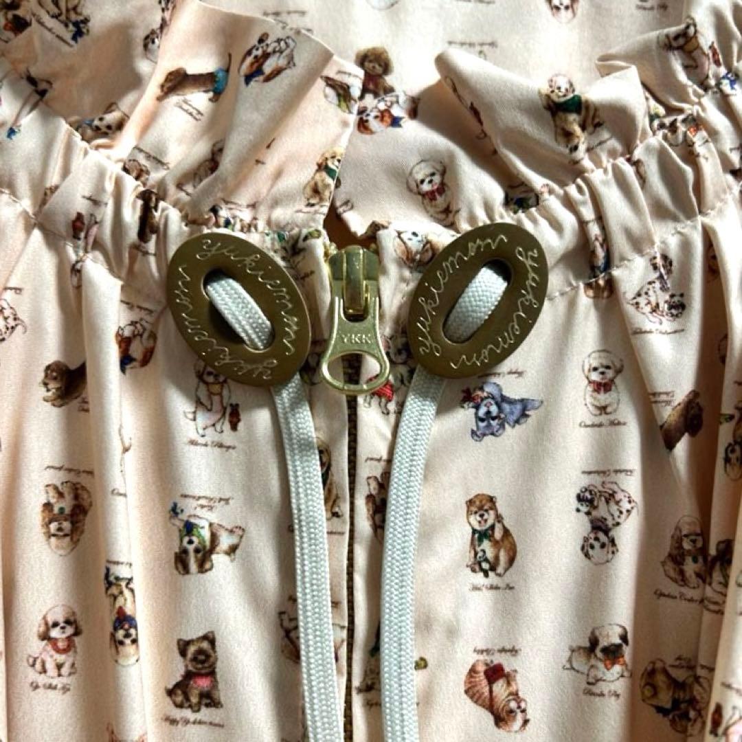 新品未使用　yukiemon しゃかしゃかブルゾン　子犬図鑑　3Lサイズ