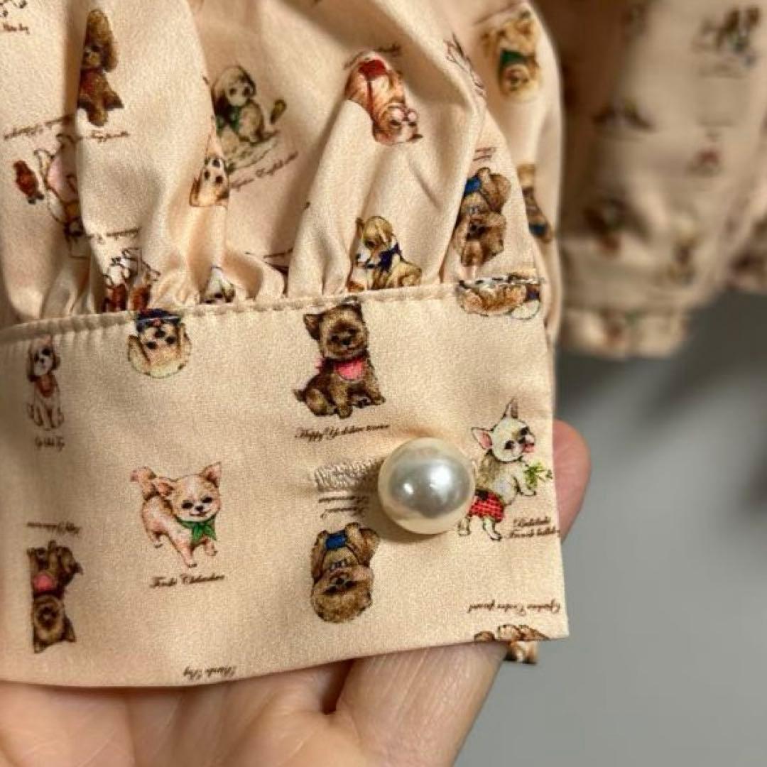 新品未使用　yukiemon しゃかしゃかブルゾン　子犬図鑑　3Lサイズ