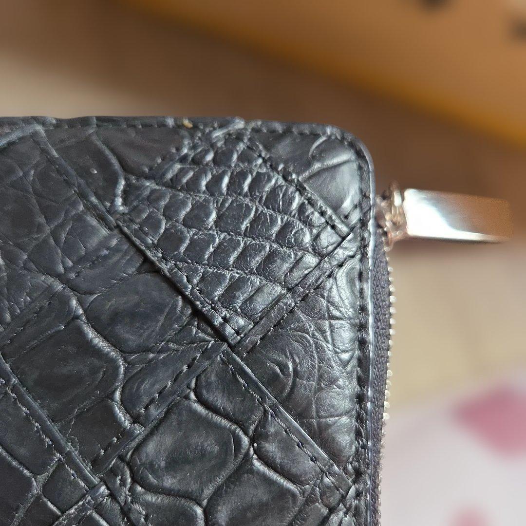 お宝ポーチ長野いづみ　クロコ長財布開運引き寄せ