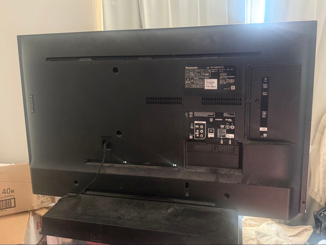 2022年製‼️パナソニック ビエラ 43型 4Kダブルチューナー 2TB