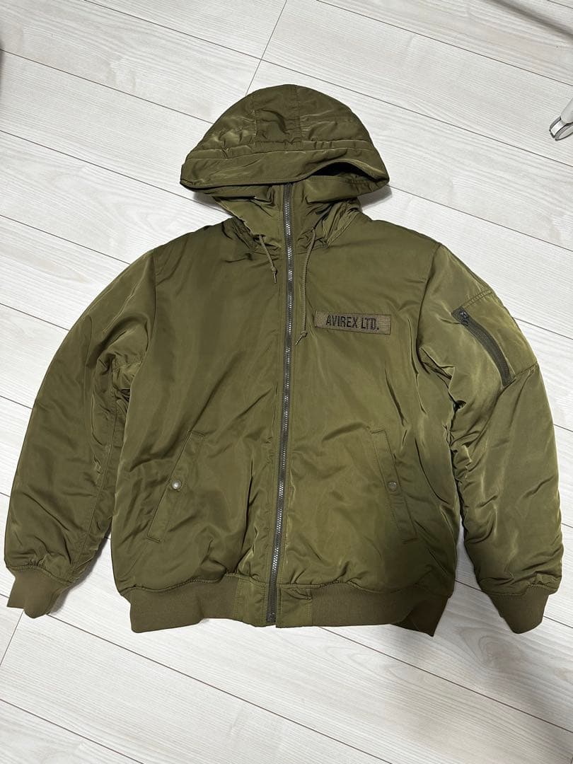 AVIREX LTD. フード付きミリタリージャケット XL