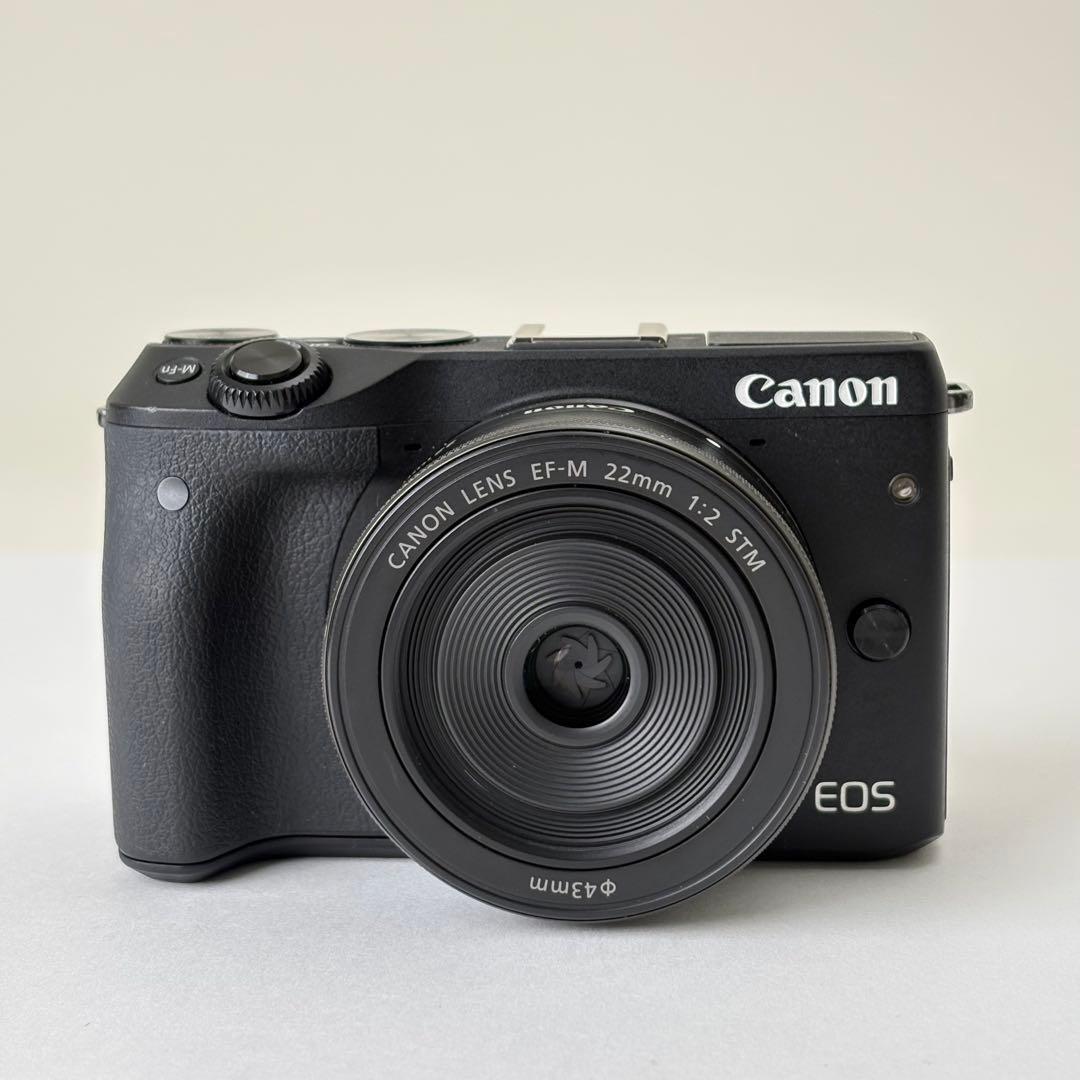 Canon EOS M3 標準、広角ダブルレンズキット Wi-Fi搭載　874
