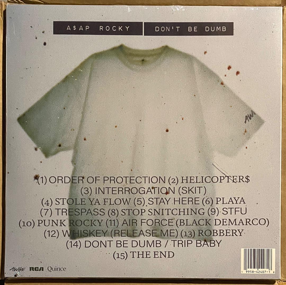 ASAP Rocky Don't Be Dumb 2LP 限定コラボ別ジャケット