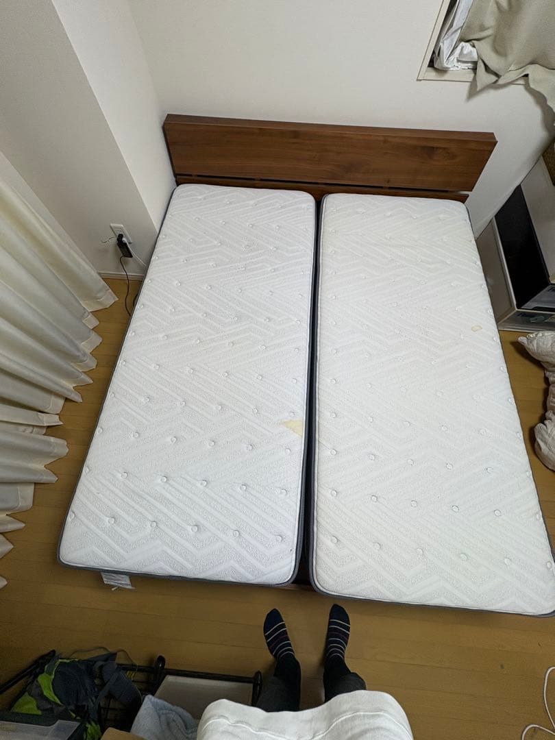 ニトリN-sleep H3-02CR&H-02CR シングルマットレス2個セット