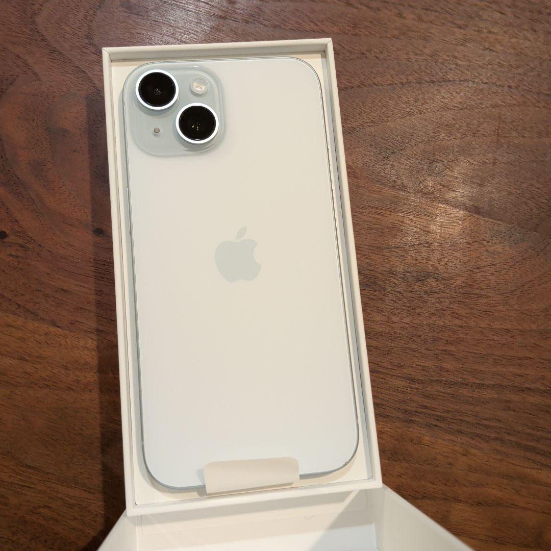 Apple iPhone 15 ブルー　箱付き中古品