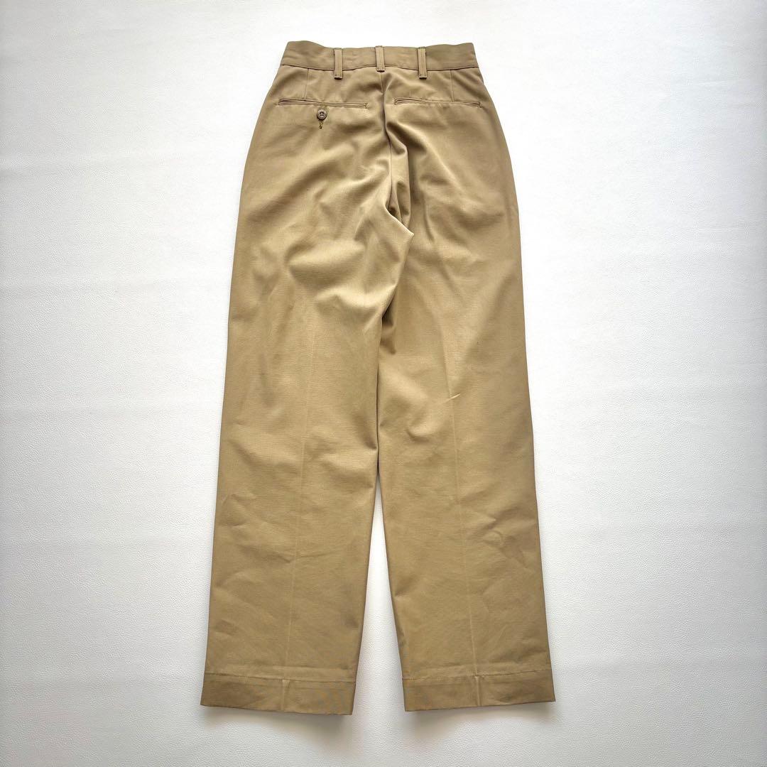 01945-12 ザシンゾーン　ハイウエストチノパンツ　ベージュ　P0