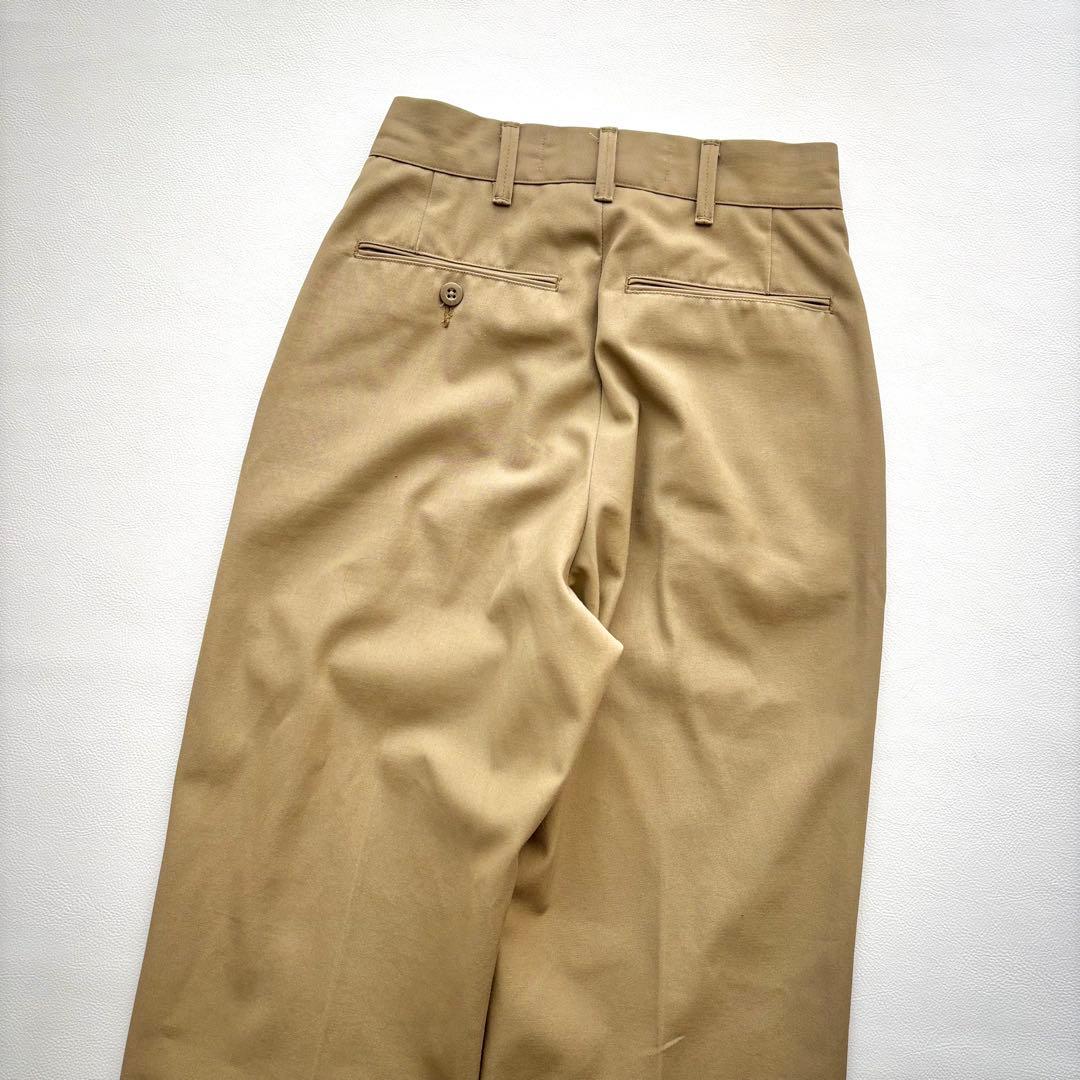 01945-12 ザシンゾーン　ハイウエストチノパンツ　ベージュ　P0