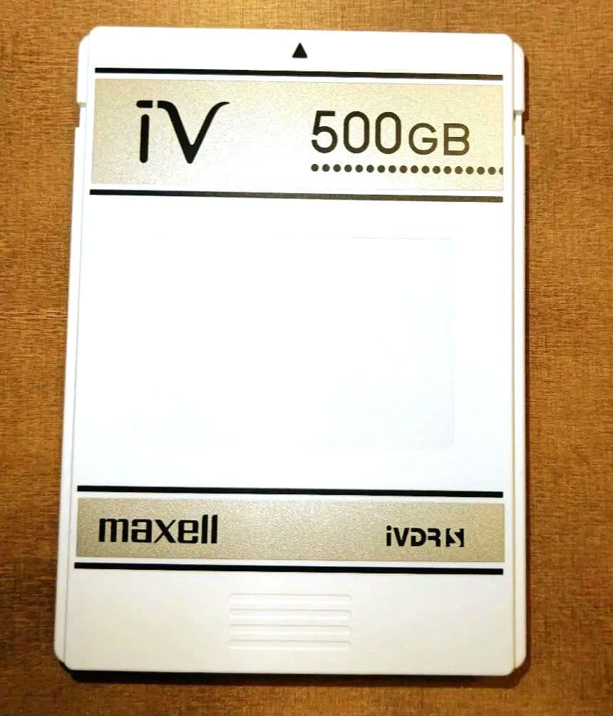 値下げ‼️日立マクセル ivdr 500GB HDD カセット【ケース付き】