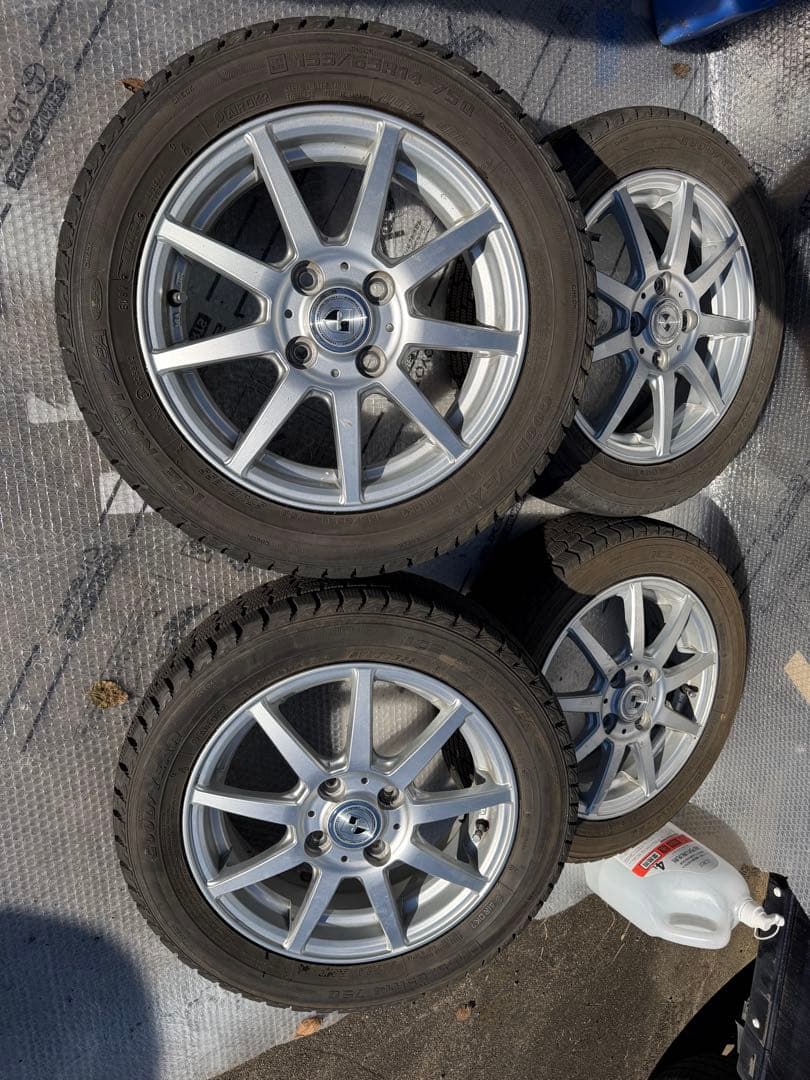 14インチ 4スポーク ホイールセット